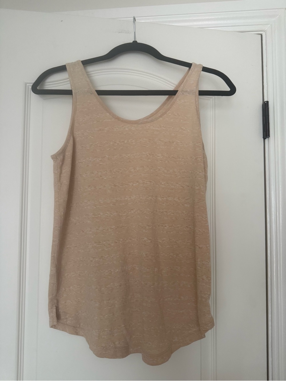 Lou & Grey Neutral Beige Soft Scoop Neck Tank
